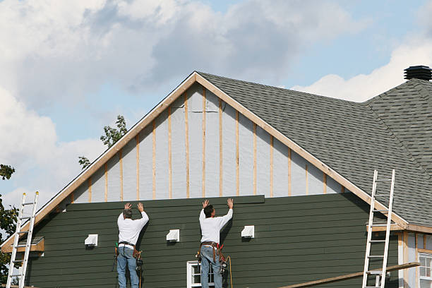 Professional Storm Damage Siding Repair technician working in Sayreville, NJ